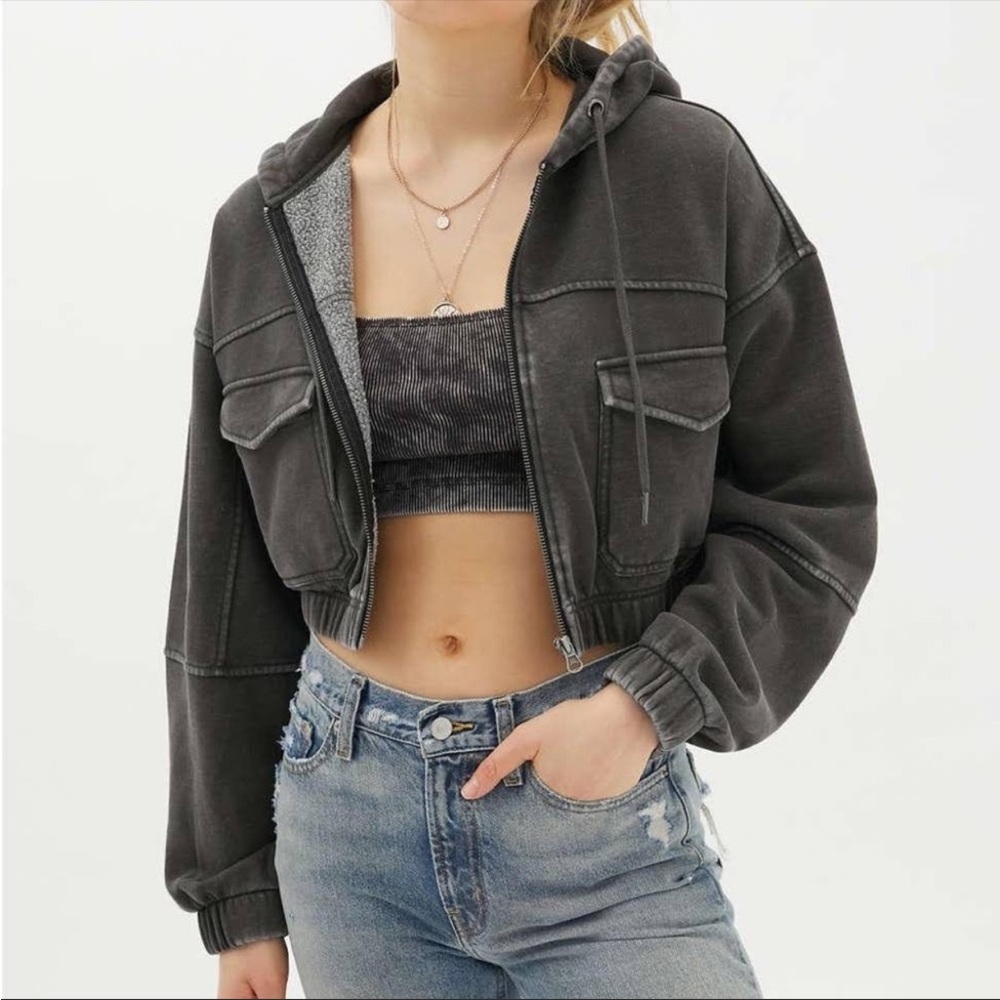 Urban outfitters cropped jacket
